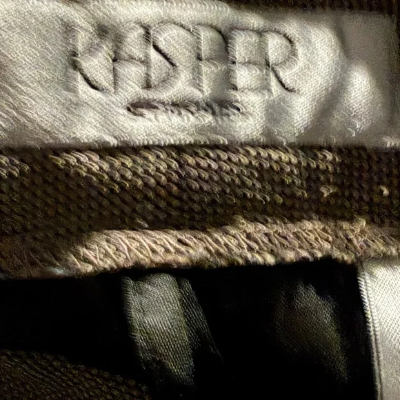 Kasper 2 Piece Tan & Black Print Pant Suit Women Size 14 Business Classic - Picture 11 of 12